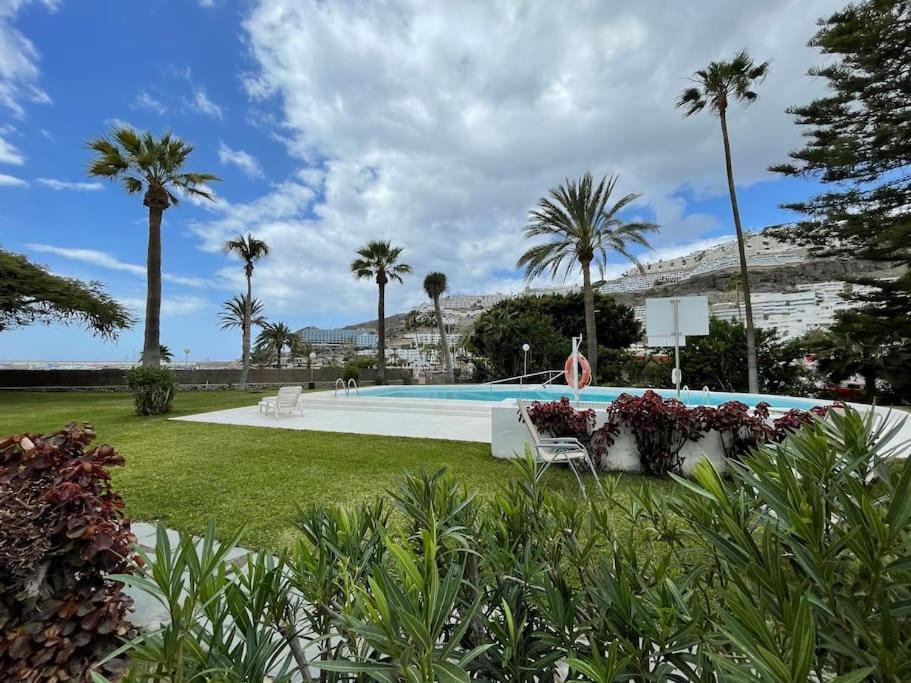Apartamento Puerto Rico - Primera Linea De Playa Mogan Bagian luar foto