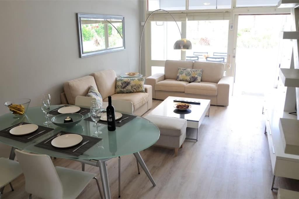 Apartamento Puerto Rico - Primera Linea De Playa Mogan Bagian luar foto